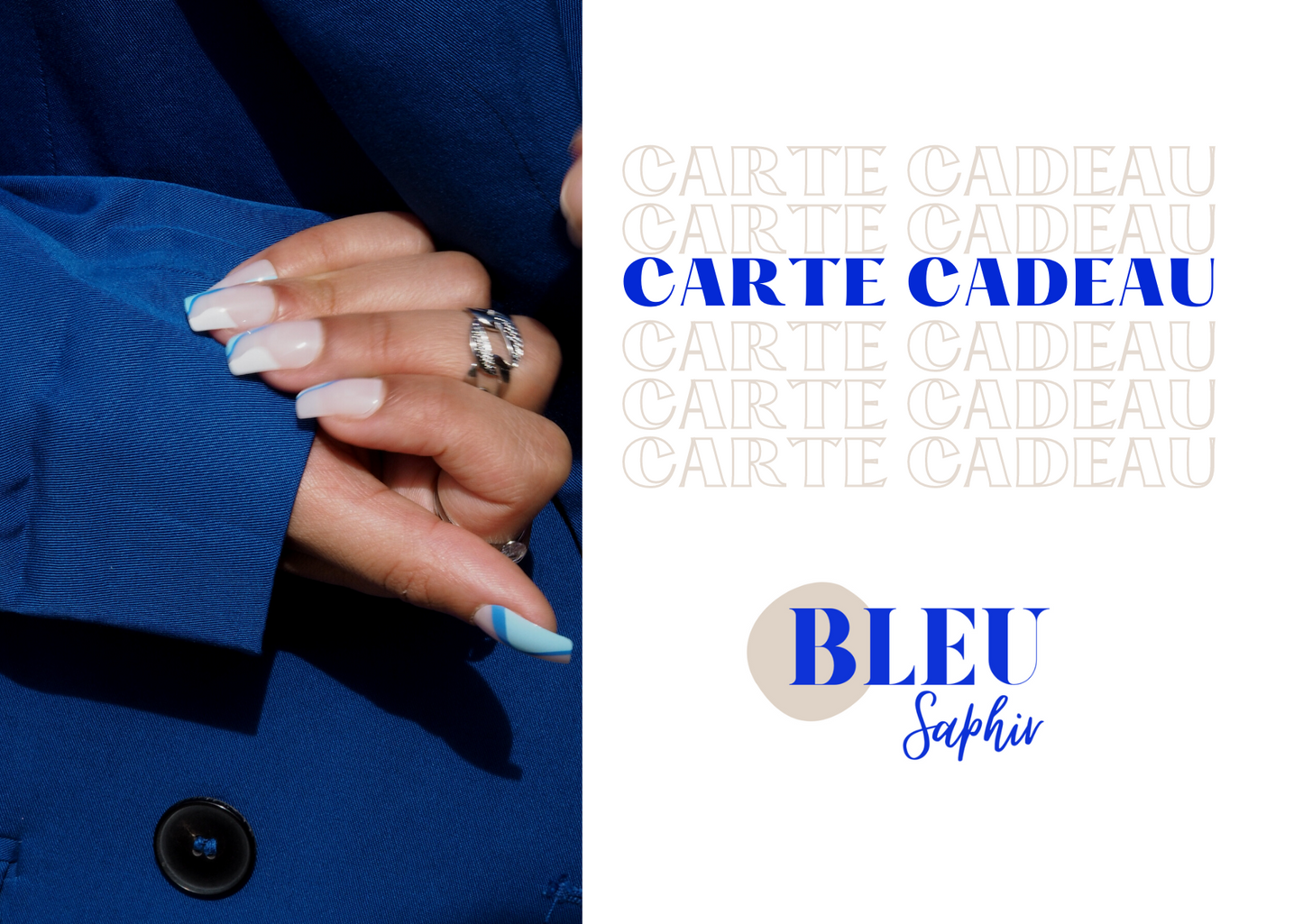 Carte-cadeau Bleu Saphir