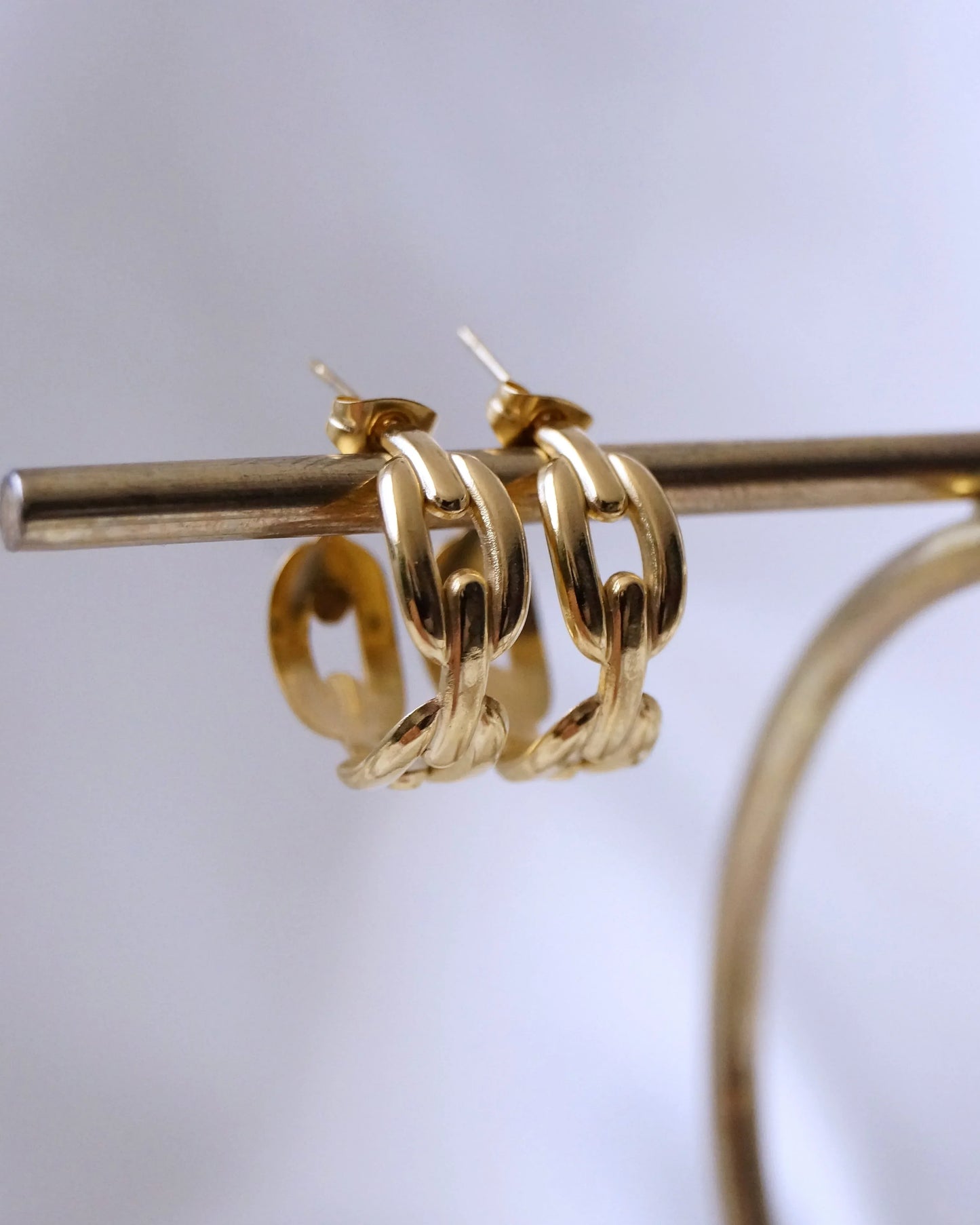 Boucles d'oreilles "HATTA" - Bleu Saphir