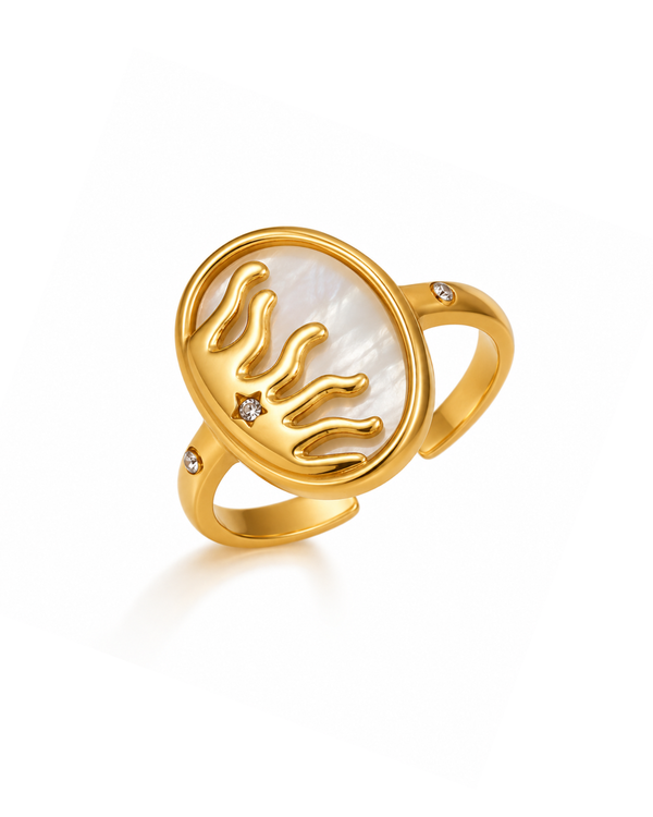 Bague "VAGUE"