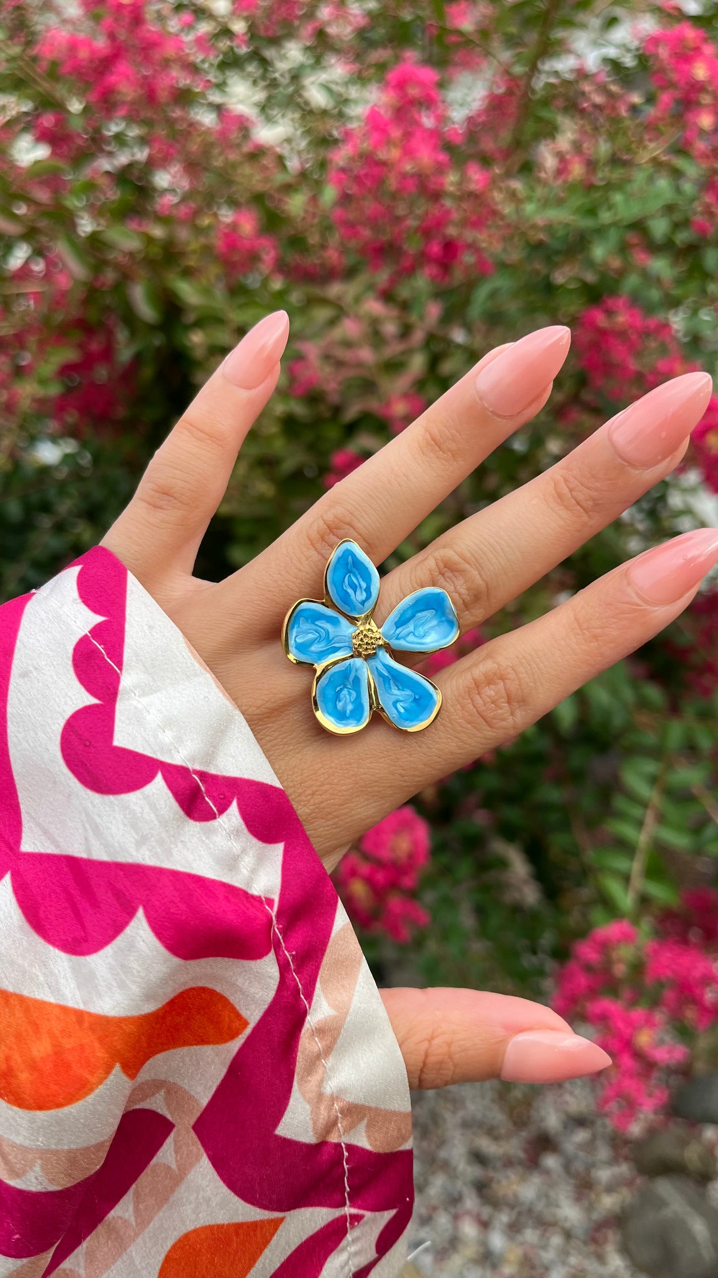 Bague "ROSY" · Bleue