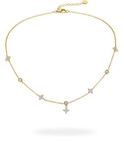 Collier "MONACO" - Bleu Saphir