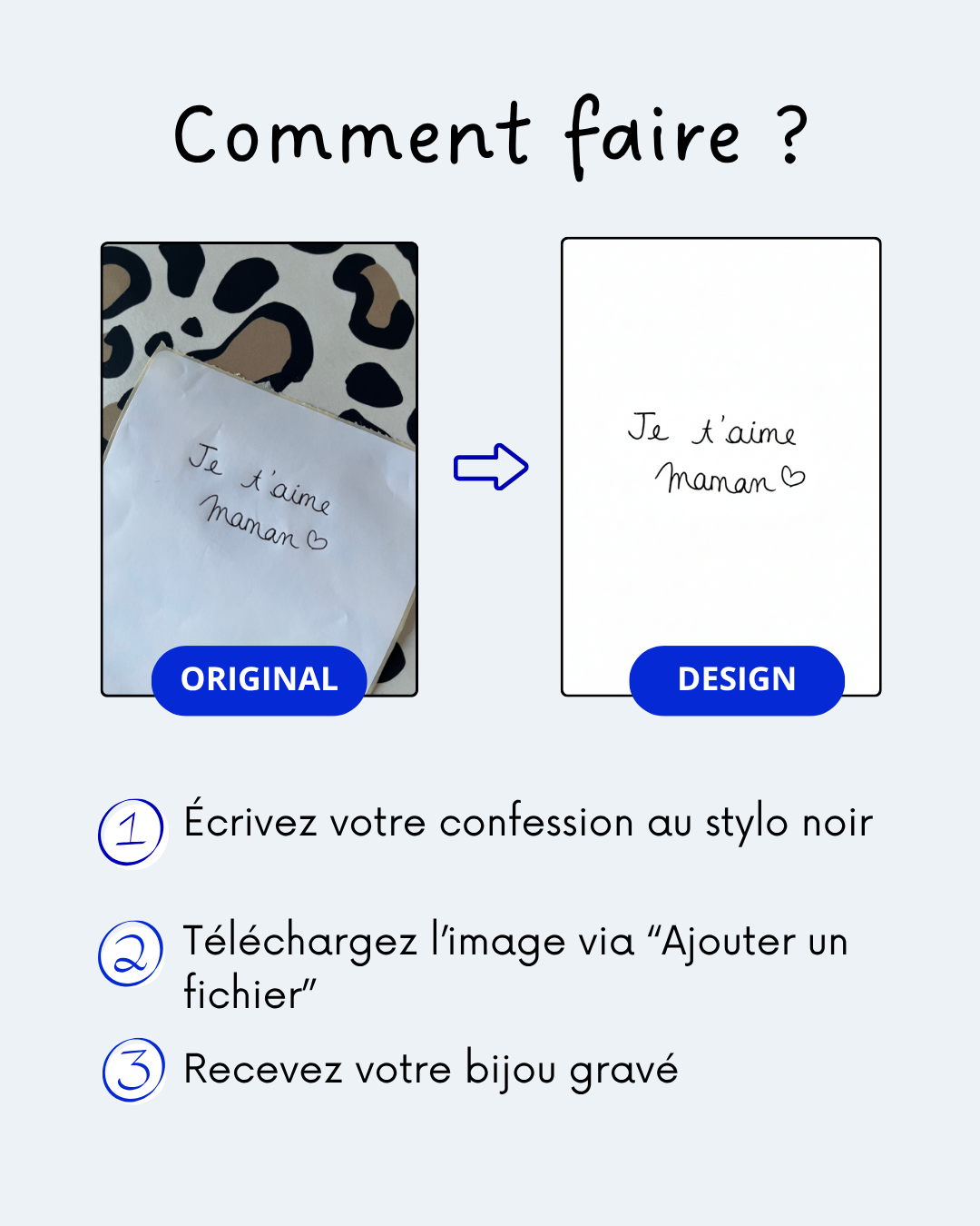 "CONFESSION" - Porte-clé coeur gravé à partir d’une photo