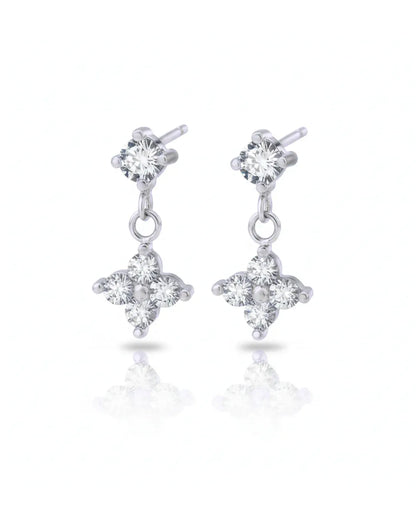 Boucles d'oreilles "EMY" - Bleu Saphir