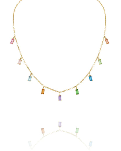 Collier "SWAN" - Bleu Saphir