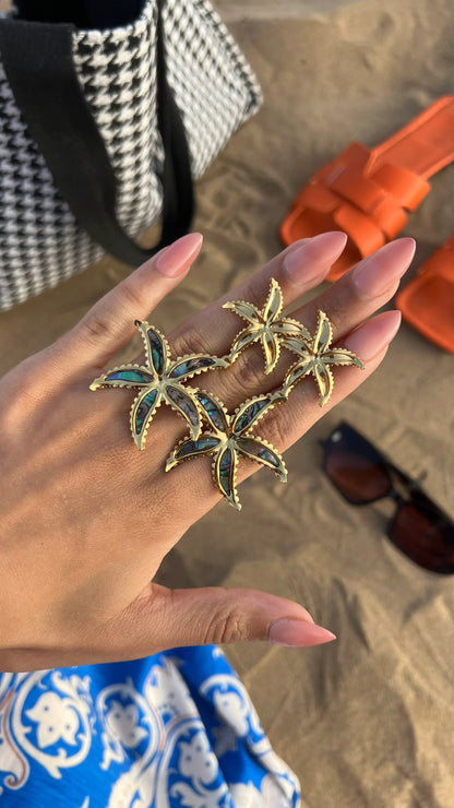 Boucles d'oreilles "STARLIGHT" - Bleu Saphir