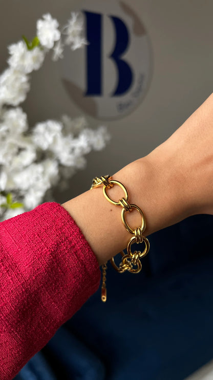 Bracelet "LENA" - Bleu Saphir