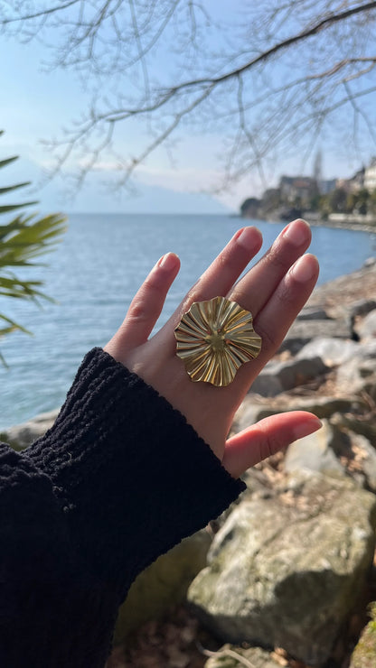 Bague "MAJDA" - Bleu Saphir