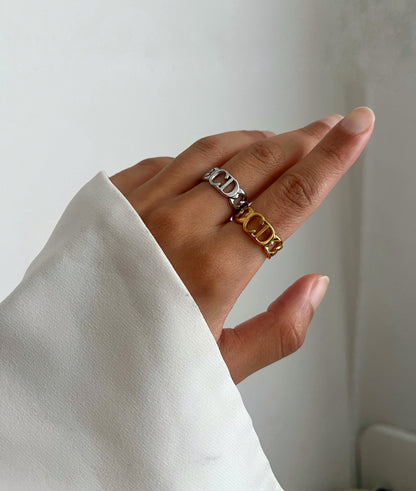 Bague "BELLA" - Bleu Saphir