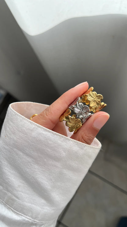 Bague "IRIS" - Bleu Saphir