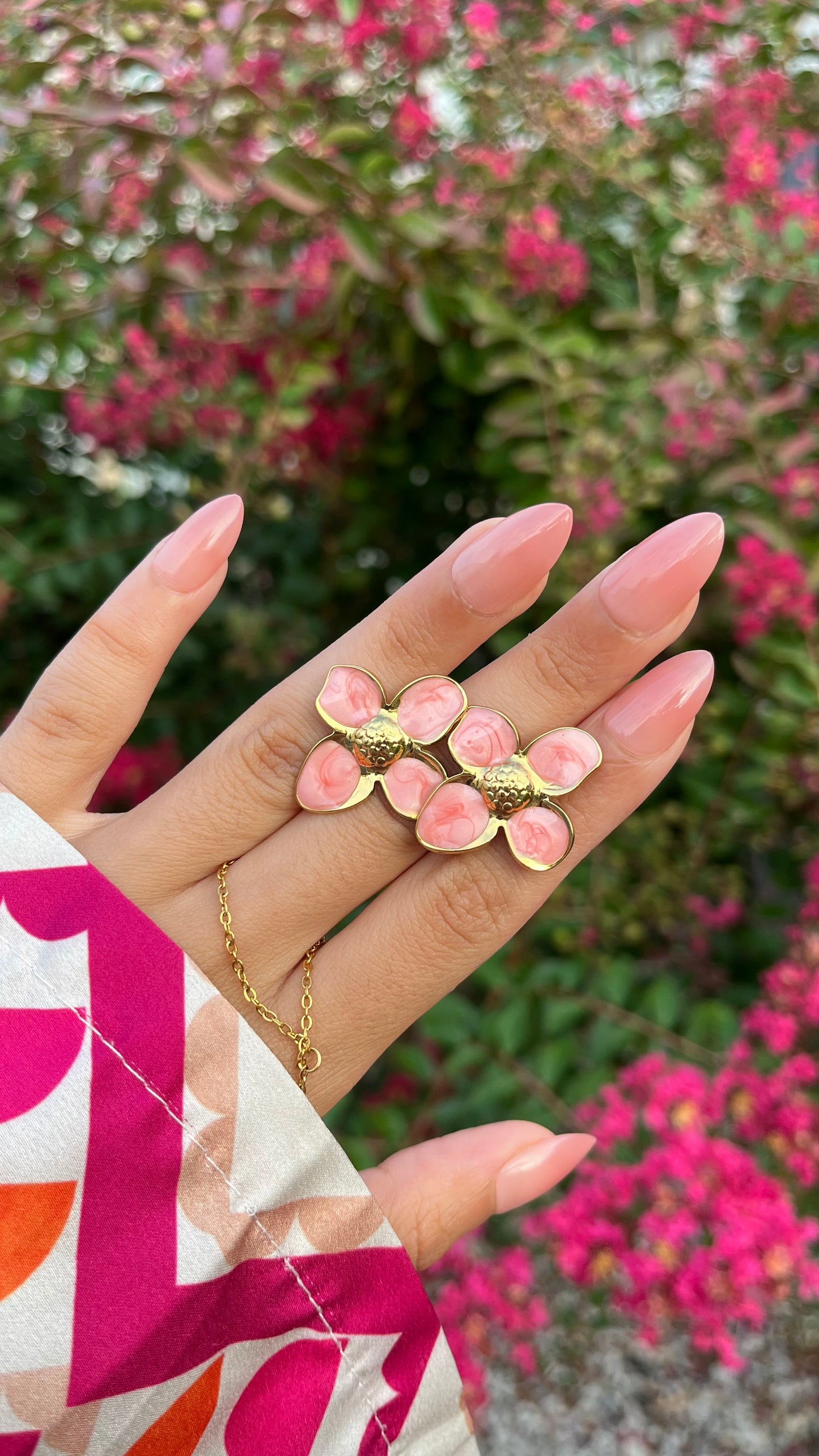 Boucles d'oreilles "LILA" · Rose