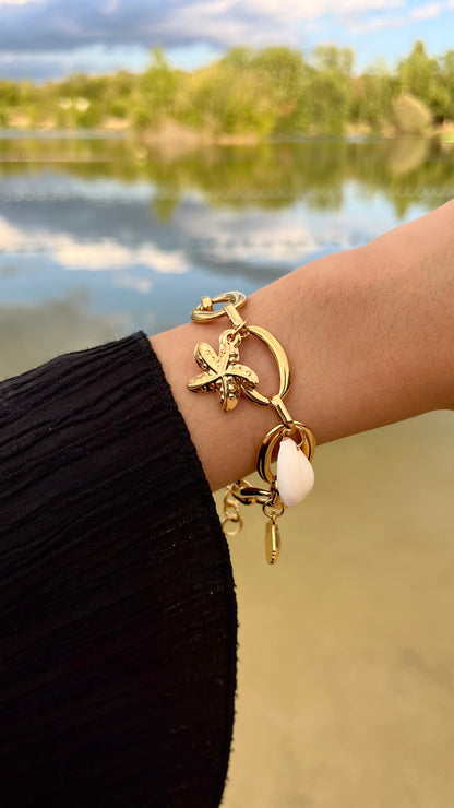 Bracelet "BORA BORA" - Bleu Saphir