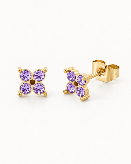 Boucles d'oreilles "JUNE" • divers coloris
