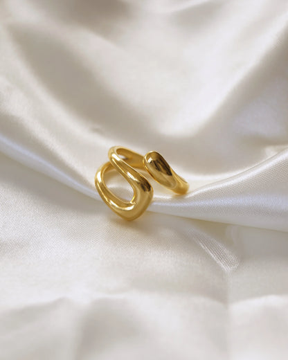 Bague "MENFI" - Bleu Saphir