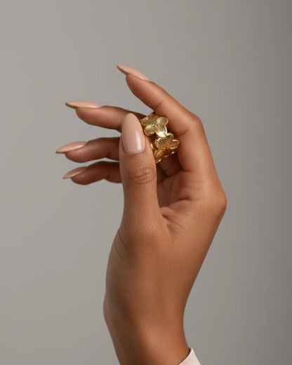 Bague "IRIS" - Bleu Saphir