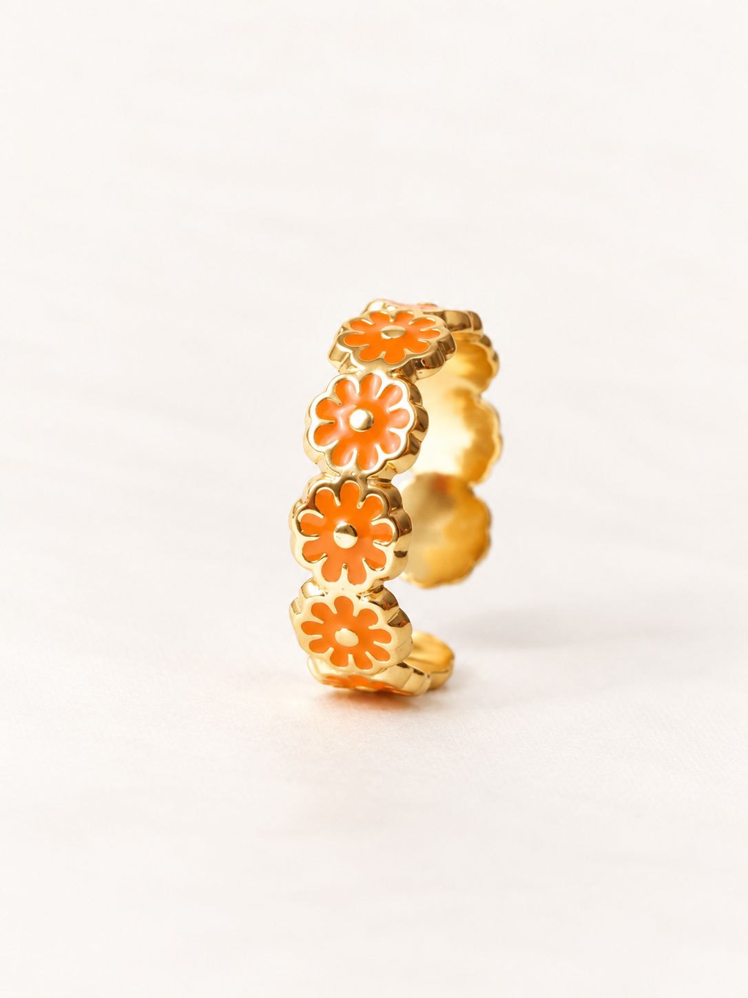 Bague "MARGUERITE" · Orange