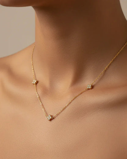 Collier "SORAYA" - Bleu Saphir