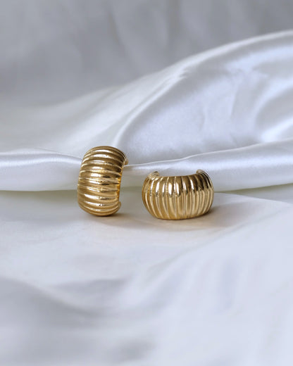 Boucles d'oreilles "DALIA" - Bleu Saphir