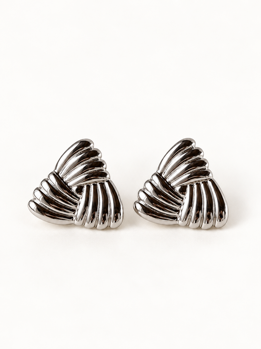 Boucles d'oreilles "KOURTNEY" · Argenté