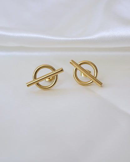 Boucles d'oreilles "GALA" - Bleu Saphir