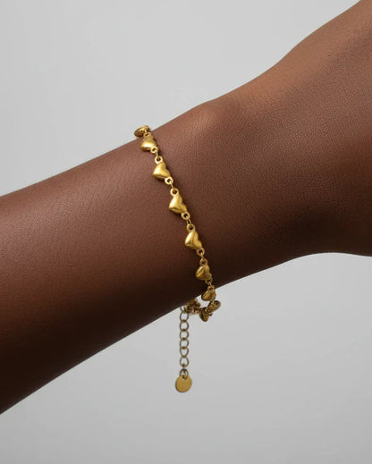 Bracelet "COLINE" - Bleu Saphir