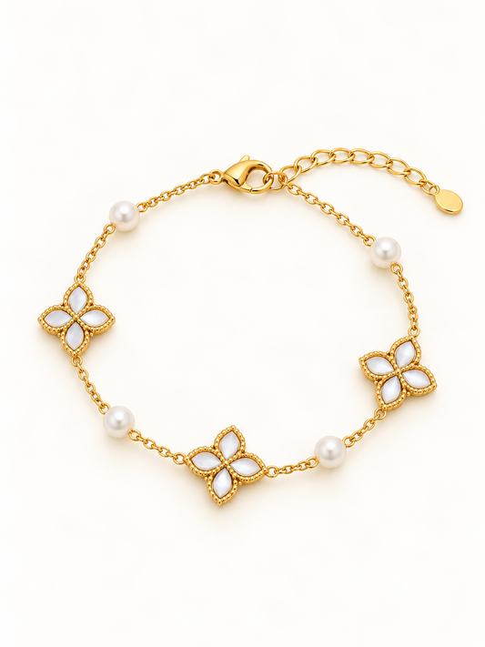 Bracelet "MARIA" perlé