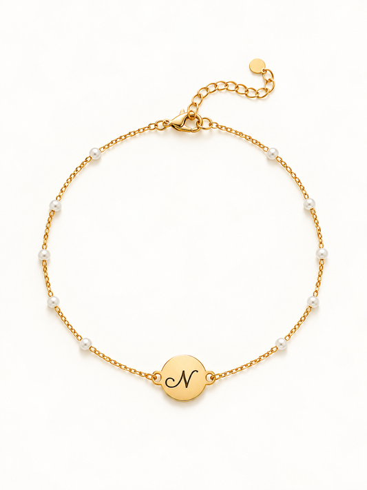 Bracelet "BABY" personnalisé avec médaillon gravé