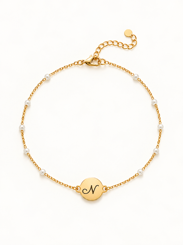 Bracelet "BABY" personnalisé avec médaillon gravé
