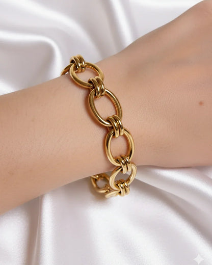 Bracelet "LENA" - Bleu Saphir