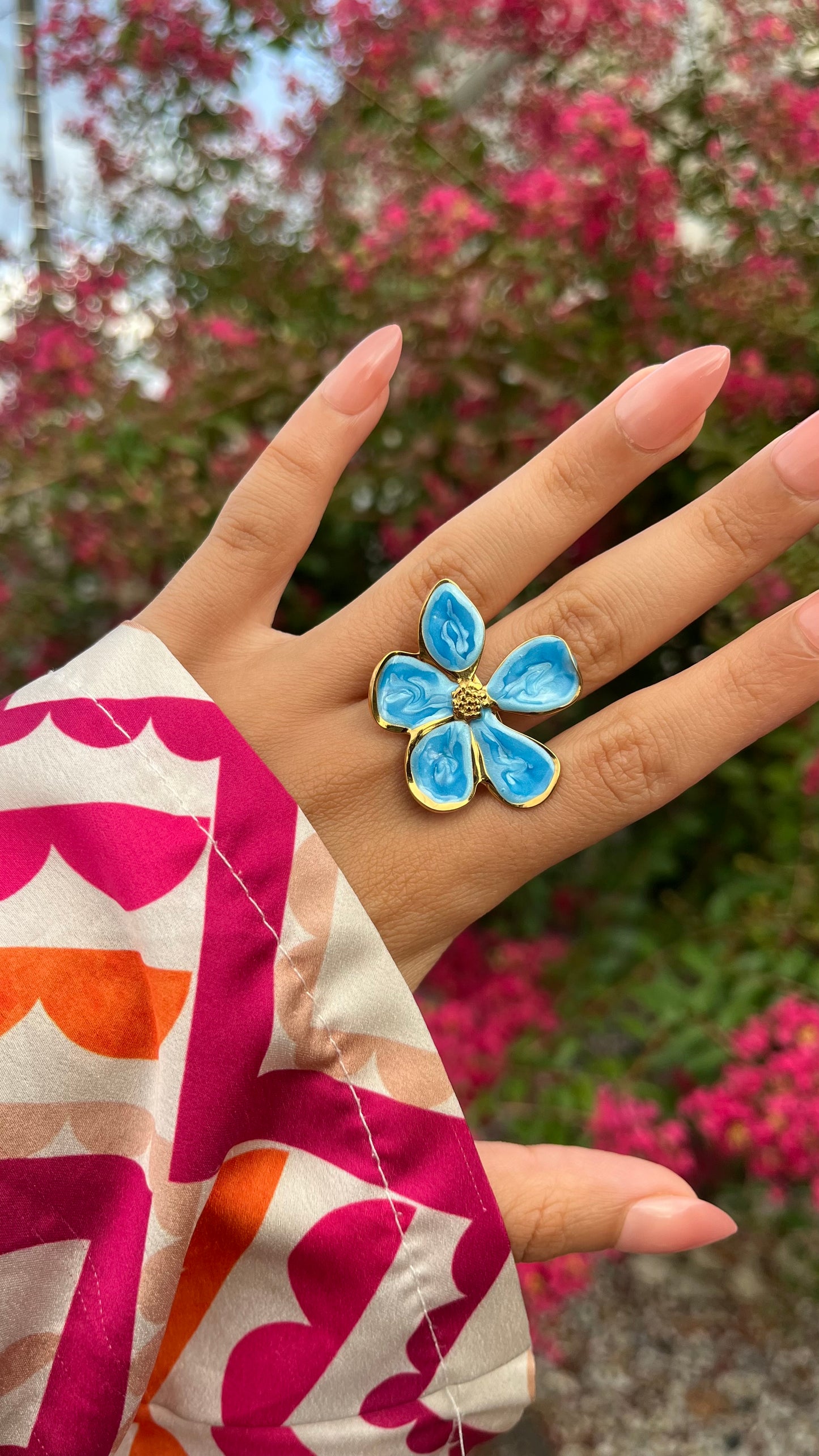 Bague "ROSY" · Bleue