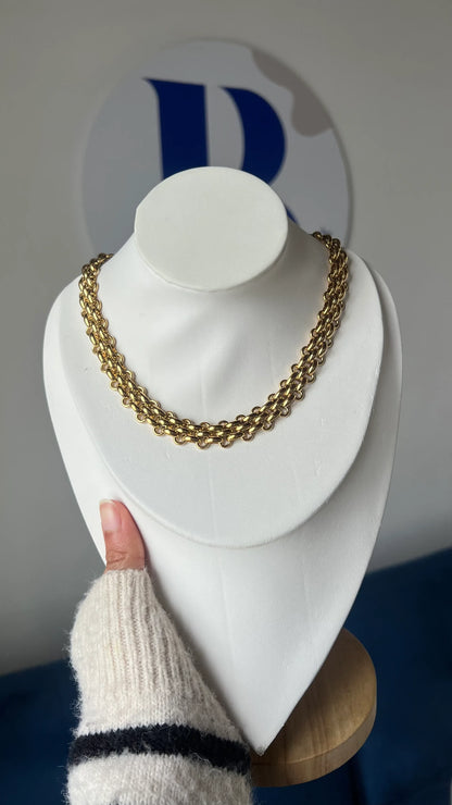 Collier "FANY" - Bleu Saphir