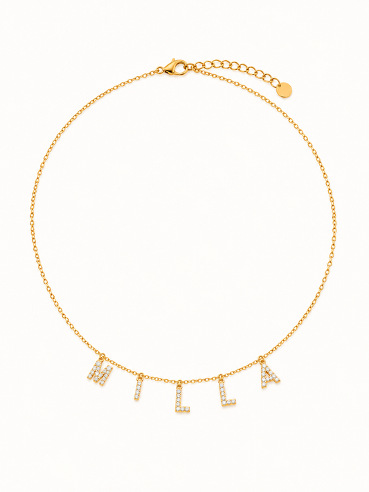 INOUBLIABLE • Collier personnalisé strass