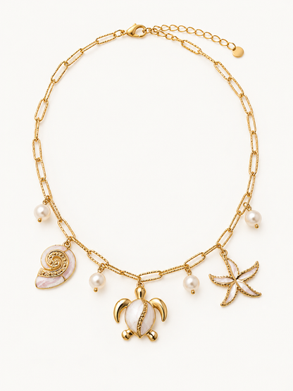 Collier "SOLEIL NACRÉ"
