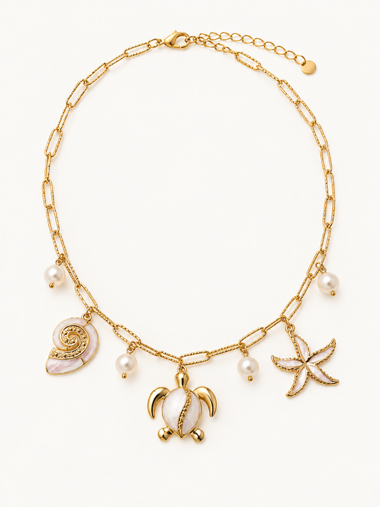 Collier "SOLEIL NACRÉ"