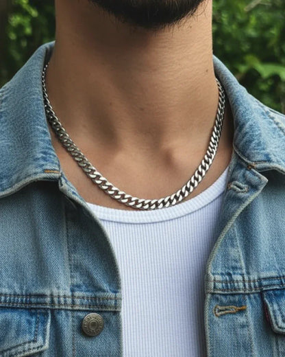 Collier "ALLURE" · Homme - Bleu Saphir