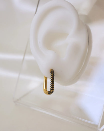 Boucles d'oreilles "CANNES" - Bleu Saphir