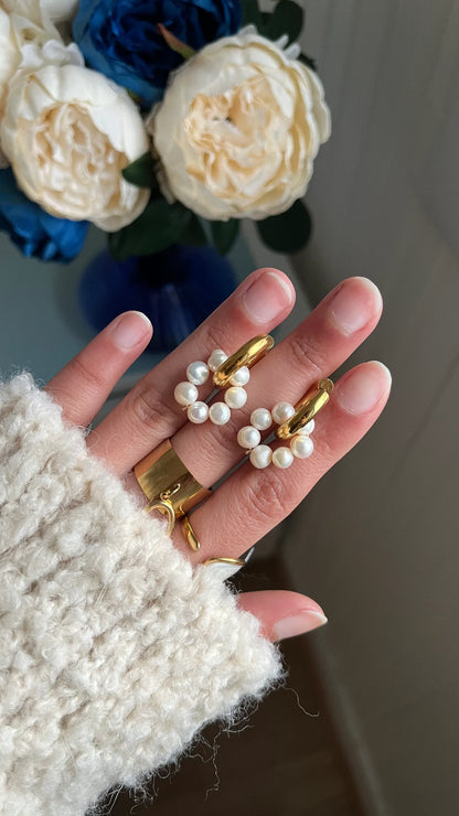 Boucles d'oreilles "MALDIVES" - Bleu Saphir