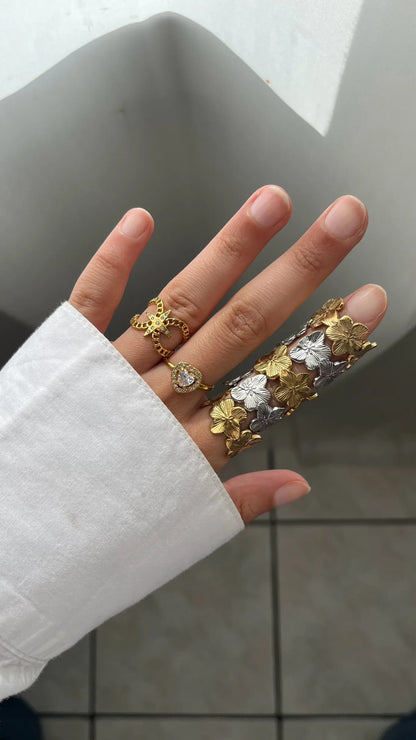 Bague "IRIS" - Bleu Saphir