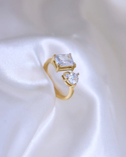 Bague "SOULMATE" - Bleu Saphir