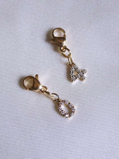 CHARM · Mini chiffres strass - Bleu Saphir