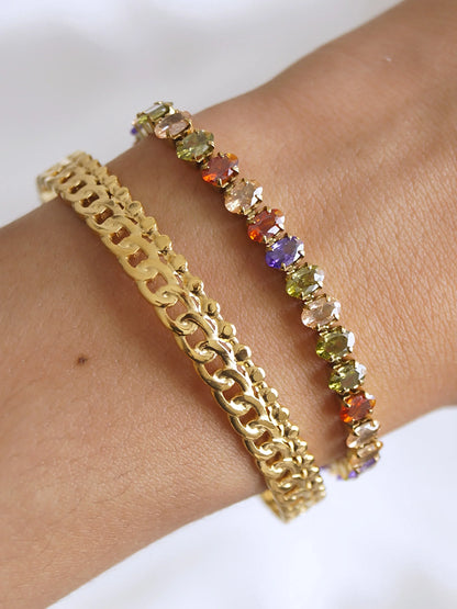 Bracelet "GUAPA" - Bleu Saphir