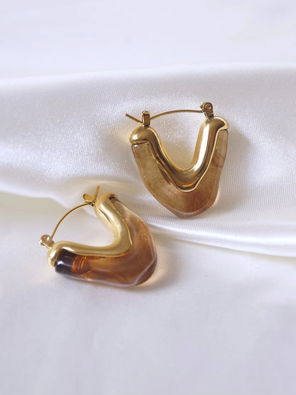 Boucles d'oreilles "LISBOA" - Bleu Saphir