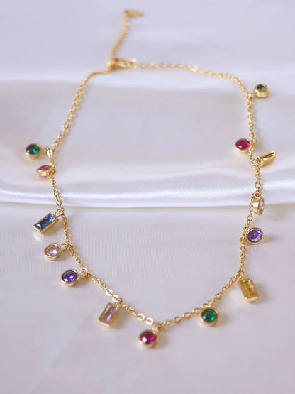 Collier "TULE" - Bleu Saphir