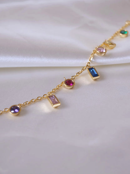 Bracelet "TULE" - Bleu Saphir