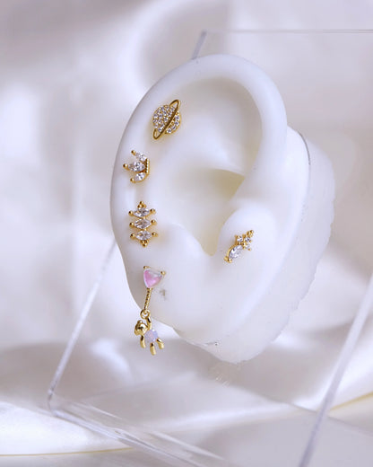 Piercing "AMALYA" - Bleu Saphir