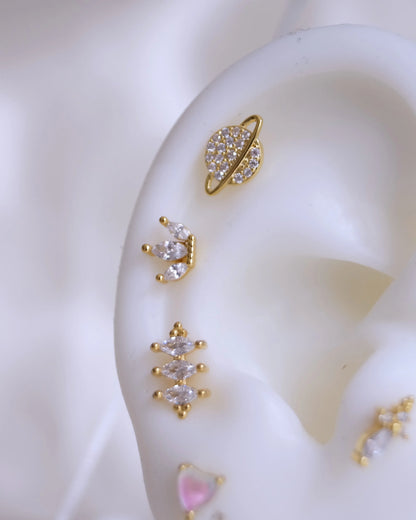 Piercing "GEORGIA" - Bleu Saphir