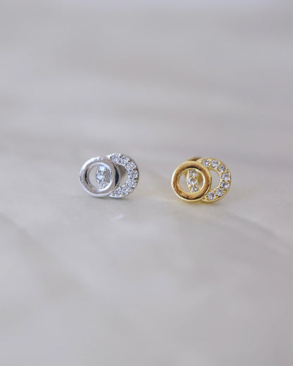 Piercing "ORBITE" - Bleu Saphir