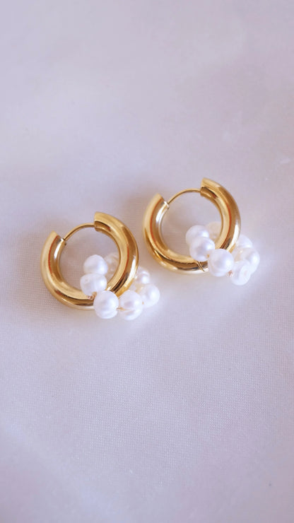 Boucles d'oreilles "MALDIVES" - Bleu Saphir