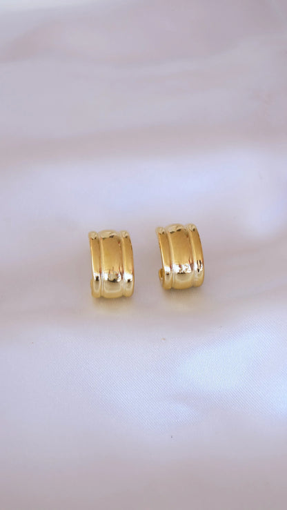 Boucles d'oreilles "OLIVIA" - Bleu Saphir