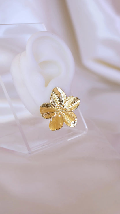 Boucles d'oreilles "IRIS" - Bleu Saphir