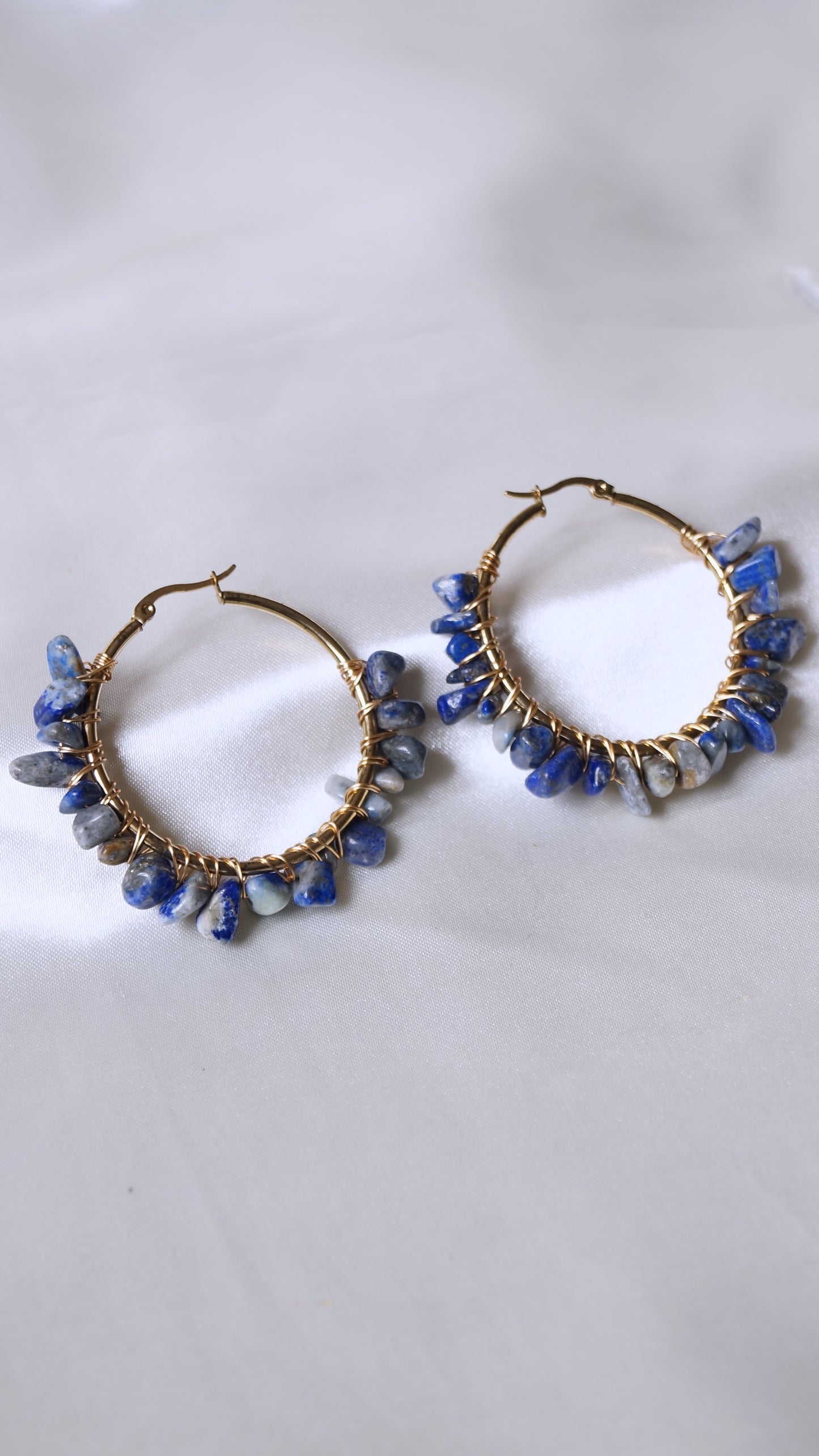 Boucles d'oreilles "SUMMER" · Lapis Lazuli